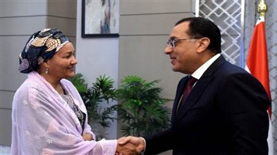 رئيس الوزراء يلتقي نائبة الأمين العام للأمم المتحدة والوفد المرافق لها بالعاصمة الإدارية (صور)