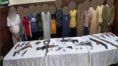 «الأمن العام» يضبط 41 متهمًا بـ29 قطعة سلاح ناري في أسيوط 