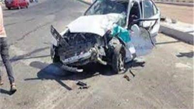  مصرع 4 وإصابة آخر في انقلاب سيارة بطريق الضبعة