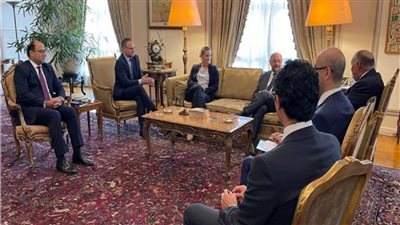 وزير الخارجية يستقبل رئيس مؤسسة فريدريش إيبرت الألمانية 