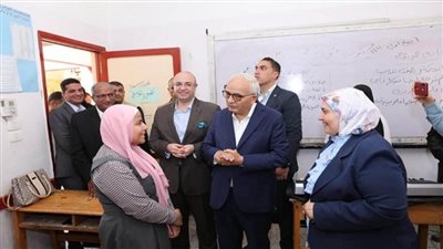 وزير التعليم ومحافظ بني سويف يتفقدان سير العملية التعليمية بالمحافظة (صور)