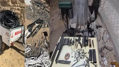 الأمن العام يضبط تشكيل عصابي تخصص في سرقة كابلات الكهرباء بأسوان 