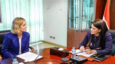 وزيرة التعاون الدولي تلتقي السفير النرويجي ومسئولي 