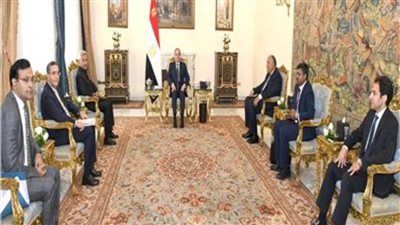 الرئيس السيسي يستقبل وزير الخارجية الهندي