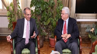 وزيرا التعليم العالي والاتصالات يبحثان آليات تعزيز التعاون المُشترك (صور)