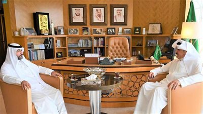 سفير المملكة لدى مصر يستقبل المدير العام لمعهد الإدارة العامة 