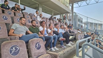 فيتوريا وجهاز المنتخب في مباراة البنك الأهلي وفاركو بالدوري