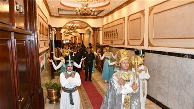 كلية القادة تحتفل باليوم الوطني لمصر ودول الدارسين الوافدين بالكلية (صور)