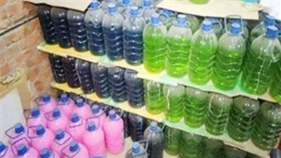 ضبط 540 كيلو منظفات مجهولة المصدر بسوهاج
