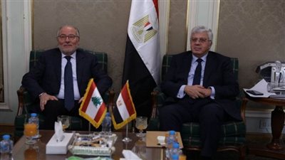 وزير التعليم العالي يستقبل نظيره اللبناني لبحث أوجه التعاون بين البلدين (صور)