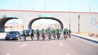 وزير الرياضة يطلق المهرجان الرياضي للدراجات وسط مشاركة 1500 شاب وفتاة من دول العالم (صور)