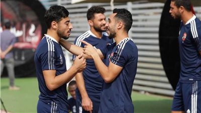 تدريبات استشفائية للاعبي الأهلي المشاركين في مباراة الداخلية ‏ 