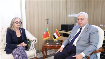 وزير التعليم العالي يستقبل سفيرة البرتغال لبحث دعم التعاون بين البلدين (صور)