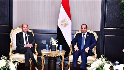 السيسي: نتطلع إلى مساهمة ألمانيا في خطط التنمية في مصر