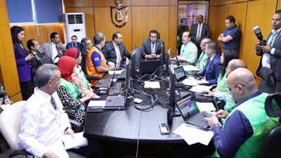 وزير الصحة يترأس غرفة العمليات المركزية للجنة التأمين الطبي لمؤتمر الأمم المتحدة للمناخ 