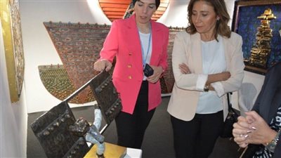 ماريمبا نسمة عبد العزيز تخطف قلوب ضيوف مصر بقمة المناخ بشرم الشيخ (صور)