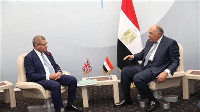 وزير الخارجية يستقبل رئيس الدورة 26 لـ COP27 (صور)