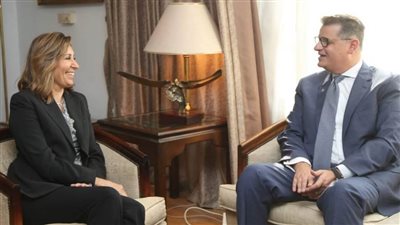 وزيرة الثقافة تلتقي البرلماني طارق رضوان لبحث آليات إنشاء وحدة حقوق الإنسان بالوزارة  