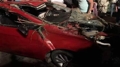 إصابة 5 أشخاص فى حادث انقلاب سيارة ملاكى بصحراوى قنا الغربى