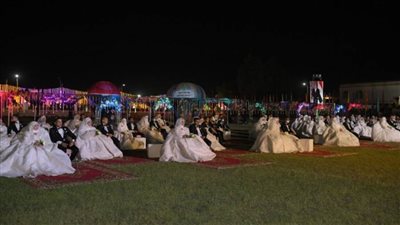  المنطقة الجنوبية العسكرية تنظم حفل زفاف جماعي لـ 200 شاب وفتاة (صور)