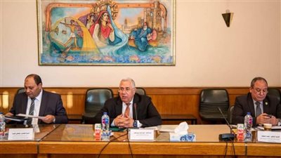 وزيرا الري والزراعة يترأسا اجتماع اللجنة التنسيقية العليا بين الوزارتين لبحث الموضوعات والمشروعات المشتركة