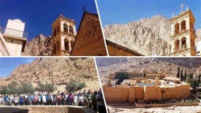 وفد رومانى يزور دير سانت كاترين للترويج لمشروع التجلى الأعظم
