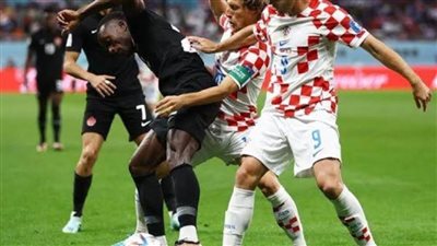 كرواتيا تتقدم على كندا 2 /1 في الشوط الأول بكأس العالم