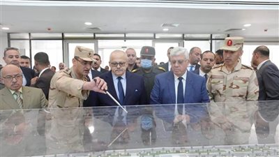 عاشور والخشت يتفقدان الأعمال الإنشائية بمستشفى 500 500 في الشيخ زايد