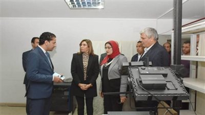 وزيرة الثقافة تتفقد دار الكتب والوثائق القومية (صور)