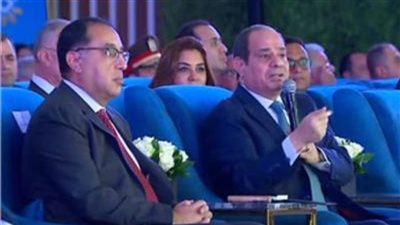السيسي: النمو السكاني يفوق الموارد المتاحة ولابد من تنفيذ الخطة الاستراتيجية