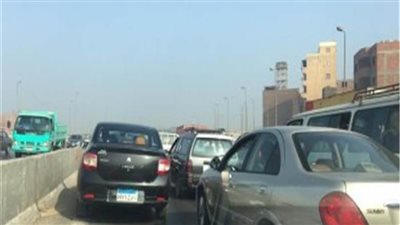 كثافات مرورية بالمحاور والميادين في القليوبية 