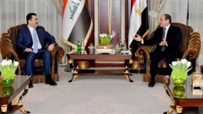 الرئيس السيسى: دعم العراق وتعظيم دوره من الثوابت الراسخة للسياسة المصرية