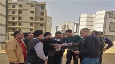مسئولو جهاز مدينة بدر يتفقدون المرحلة الثانية من سكن الموظفين بالدولة المنتقلين إلى العاصمة الإدارية الجديدة (صور)