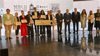 وزير التموين يشارك في احتفالية معرض «نيبو» للذهب والمجوهرات