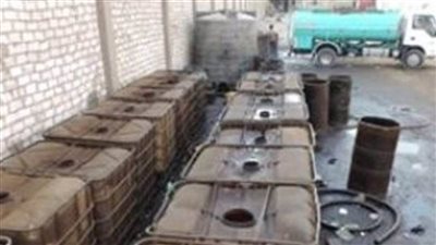 إحباط محاولة لبيع 61 ألف لتر مواد بترولية بالسوق السوداء