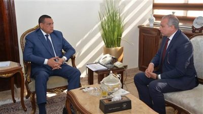 هشام آمنة يستقبل رئيس صندوق التنمية الحضرية 