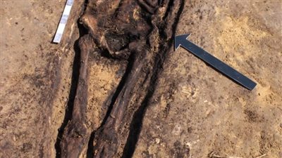 الكشف عن مجموعة من المقابر بتل آثار الدير بمدينة دمياط الجديدة