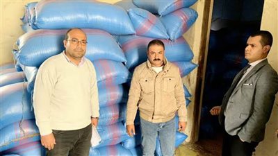 ضبط 58 طن أرز شعير في حملة تموينية بالدقهلية