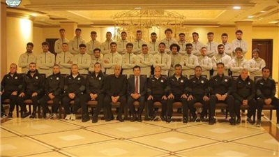 وزير الرياضة يجتمع مع منتخب الشباب.. قبل أمم أفريقيا  