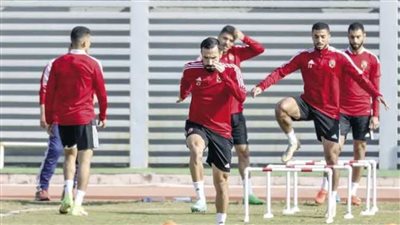 الأهلي يختتم تدريباته استعدادا لمواجهة بيراميدز في الدوري