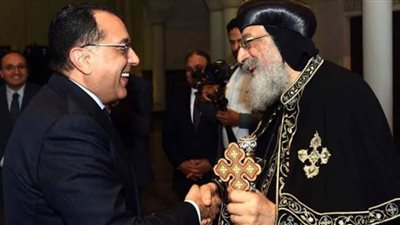 رئيس الوزراء يزور المقر البابوي لتهنئة البابا تواضروس بعيد الميلاد المجيد