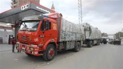 ضبط سيارة نقل محملة بـ 58 طن أرز تمويني مخالفة لخط السير