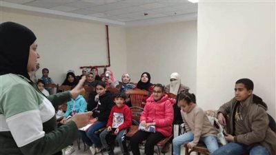 الأدب الروائي الشعبي بمكتبة الطفل والشباب بسفاجا ‬