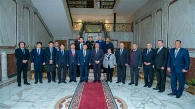 وزير الإنتاج الحربى يستقبل وفد البرلمان الكوري الجنوبي