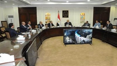 وزير الإسكان يلتقي مسؤولي مجلس العقار المصري (صور)