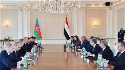 الرئيس السيسي ونظيره الأذري يؤكدان أهمية العمل على تعزيز التبادل التجاري