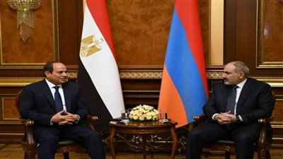 الرئيس السيسي يعقد مباحثات مع رئيس الوزراء الأرميني «نيكول باشينيان»
