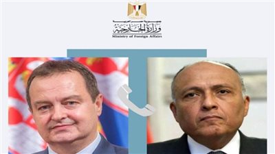 وزير الخارجية يتلقى اتصالا من وزير خارجية صربيا