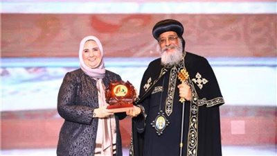 وزيرة التضامن: الكنيسة القبطية الأقدم والأعرق بالعالم وتاريخها مشرف في العدالة الاجتماعية