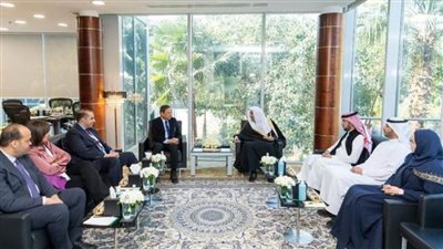 أمين عام رابطة العالم الإسلامي يستقبل الوفد الإعلامي المصري
